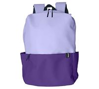 Dohe - Sac à Dos Scolaire Ergonomique - Grande Capacité (18L), 5 Poches, Compartiment pour Ordinateur Portable/Tablet, Dos et Bretelles Renforcés - DUO Violet