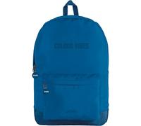 Dohe - Sac à Dos Scolaire Ergonomique - Grande Capacité (18L), 5 Poches, Compartiment pour Ordinateur Portable/Tablet, Dos et Bretelles Renforcés - Colour Vives Bleu