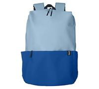 Dohe - Sac à Dos Scolaire Ergonomique - Grande Capacité (18L), 5 Poches, Compartiment pour Ordinateur Portable/Tablet, Dos et Bretelles Renforcés - DUO Bleu