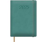 Dohe Samba Agenda 2025 1 Jour Par Page, Format A5 (15 X 21 Cm), 12 Mois De Janvier À Décembre, Couverture Rigide En Similicuir, Planificateur En Espagnol, Fournitures De Bureau - Samba Vert