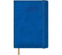 Dohe Samba Agenda 2025 1 Jour Par Page, Format A5 (15 X 21 Cm), 12 Mois De Janvier À Décembre, Couverture Rigide En Similicuir, Planificateur En Espagnol, Fournitures De Bureau - Bleu