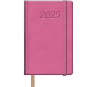 Dohe Samba - Agenda semainier 2025, format de poche (8,5 x 13 cm), 12 mois de janvier à décembre, couverture rigide en similicuir, planificateur en espagnol, fournitures de bureau - Samba fuchsia