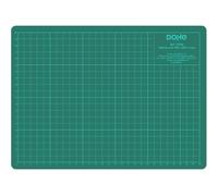 Dohe - Tapis de Découpe A4-30x22 cm, Auto-cicatrisant, Tapis de Bureau pour Loisirs Créatifs et Dessins, avec Guides et Repères de Coupe, Format Quadrillé, Épaisseur 3 mm