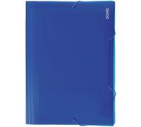DOHE - Trieur accordéon PP opaque scolaire 13 compart. bleu