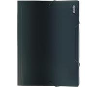 DOHE - Trieur accordéon PP opaque scolaire 13 compart. noir