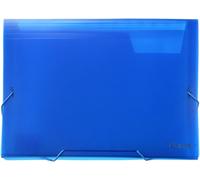 DOHE - Trieur accordéon scolaire PP translucide bleu