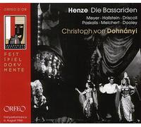 Dohnanyi, Christoph von - Henze - Die Bassariden, opera seria d'après