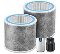 Doifyn Lot de 2 filtres de rechange HP102, compatibles avec les purificateurs d'air Shark HP102/HP102PET/HC450/HC451/HC452/HC455/HP132/HP152, véritable filtre pour 99,97% des particules. Numéro de