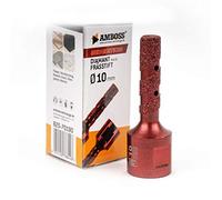 Doigt abrasif diamanté Ø 10 mm - Enclume Red Edition M14 - Pour meuleuse d'angle - Grès cérame, carrelage dur, granit