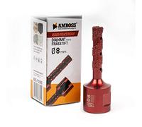 Doigt abrasif diamanté Ø 8 mm - Enclume Red Edition M14 - Pour meuleuse d'angle - Grès cérame, carrelage dur, granit