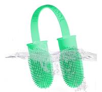 Doigt De Brosse À Dents Pour Chien - Brose De Nettoyage Des Dents | Kit Chat À Deux Doigts | Brosse À Doigts À 360 Degrés Pour Petits Et Grands Chiens Et Chats, Bucco-dentaire, Élimina