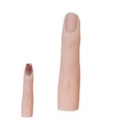 Doigt de manucure en silicone - Modèle d'entraînement réaliste et flexible - Support d'entraînement à la main souple et durable - Outil de développement des compétences en salon de qualité supérieure