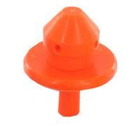 Doigt de rinçage pour faisceau trayeur, orange Ø 24mm raccord universel; connexion 12mm