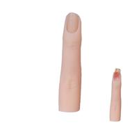 Doigt d'entraînement - Silicone liquide | Doigt d'entraînement des ongles pliable | Modèle d'entraînement de manucure articulé | Outil Nail Arrt pour pratiquer les ongles en acrylique et améliorer les