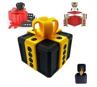 Doigt d'Honneur Boite Cadeau, Farce et Attrape Adulte - Boîte Surprise avec 20 Vis, Puzzle 3D, Coffret Casse-Tête Humoristique pour Anniversaire et Noël, Fêtes