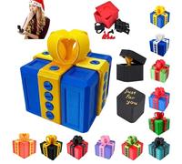 Doigt D'honneur,Boîte Cadeau Really Annoying avec Rangement Coffret Boîte à Surprise Farce et Attrape 3D Figurine Inutile et Décalée pour Anniversaire Noël Boite Cadeau Noel (H)