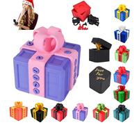 Doigt D'honneur,Boîte Cadeau Really Annoying avec Rangement Coffret Boîte à Surprise Farce et Attrape 3D Figurine Inutile et Décalée pour Anniversaire Noël Boite Cadeau Noel (F)