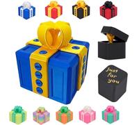 Doigt D'Honneur Boite Surprise,Boîte Cadeau Imprimé 3D Really Annoying,la boîte cadeau ennuyeuse pour Noël,Coffrets Surprise pour Noël, Anniversaire (H)