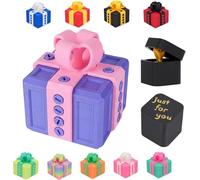 Doigt D'Honneur Boite Surprise,Boîte Cadeau Imprimé 3D Really Annoying,la boîte cadeau ennuyeuse pour Noël,Coffrets Surprise pour Noël, Anniversaire (E)