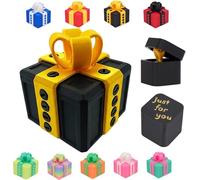 Doigt D'Honneur Boite Surprise,Boîte Cadeau Imprimé 3D Really Annoying,la boîte cadeau ennuyeuse pour Noël,Coffrets Surprise pour Noël, Anniversaire (G)