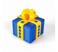 Doigt D'Honneur Boite Surprise,Boîte Cadeau Imprimé 3D Really Annoying,la boîte cadeau ennuyeuse pour Noël,avec rangement torsadé et couleurs assorties coffret Boîte à Surprise Farce (C)