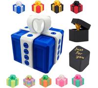 Doigt D'Honneur Boite Surprise,Boîte Cadeau Imprimé 3D Really Annoying,la boîte cadeau ennuyeuse pour Noël,Coffrets Surprise pour Noël, Anniversaire (B)
