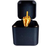 Doigt d'honneur dans Une boîte Doigt d'honneur drôle avec Juste pour Vous sur Le Couvercle Boîte de farces de 2 Pouces pour Noël, Halloween, Poisson 'Avril, Jour Pâques