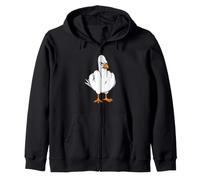 Doigt du Majeur, Mouette, Humour Adulte, Geste Amusant Flip Off Sweat à Capuche