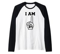 Doigt en Mousse I AM Number One Manche Raglan