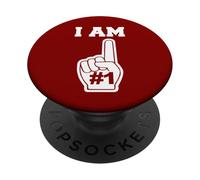 Doigt en Mousse I AM Number One PopSockets PopGrip Adhésif