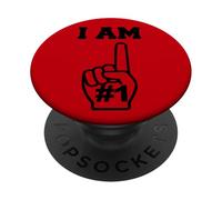 Doigt en Mousse I AM Number One PopSockets PopGrip Adhésif