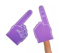 Doigt Géant en Mousse - Main en Mousse Vierge De 45,7 Cm pour Les Fans De Sport, Accessoire Spirituel DIY Personnalisé | Accessoire De Cheerleading Mouse pour Jeux Scolaires, Les Co