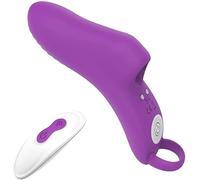 Doigt i o ọeuf Vibrant pour Femme massēur electrique massēur Vibrant Portable pour Femme avec Telecommande,10 Modeles de massage,Puissant