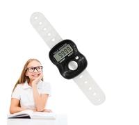 Doigt numérique à clicker portable de 15 cm | Compteur de tours électronique pour compteur manuel numérique de golf | Compteurs de clics réinitialisables pour les personnes, la pêche, le rang, le