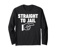 Doigt pointant Droit vers la Prison Manche Longue