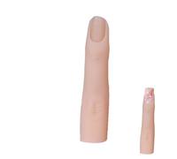 Doigt pour la pratique des ongles | Doigts d'entraînement et d'entraînement des ongles en silicone - Faux doigts d'entraînement des ongles avec articulations flexibles pour améliorer les compétences