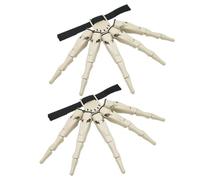 Doigts Articulés | Griffes de Squelette Effrayantes avec Mains et Doigts Flexibles,Accessoires de Costume et Cosplay pour Hommes Femmes, Jeu de Rôle, Fête à Thème, Maison