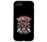 Doigts De Metal Cadeau Heavy Ultra Hardrock Vomit Humour Coque pour iPhone SE (2020) / 7 / 8