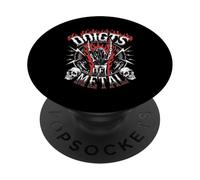 Doigts De Metal Cadeau Heavy Ultra Hardrock Vomit Humour PopSockets PopGrip Adhésif