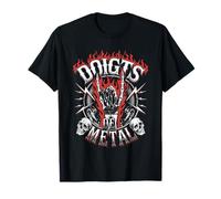 Doigts De Metal Cadeau Heavy Ultra Hardrock Vomit Humour T-Shirt