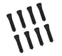 Doigts de Plumage de Plumes, épilation Efficace des Poils de Volaille, Bâton en Caoutchouc pour Accessoires de Plumage Automatique, 50 Pièces (Black)