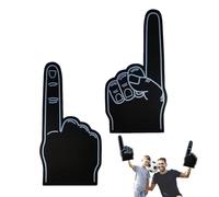 Doigts de pom-pom girl en mousse de 45,7 cm - Facilité d'utilisation - Gants modernes - Accessoires - Moderne, We'Re, 1 main Sports Events Games Schoo