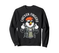 Doigts de Poulet drôles pour Adulte Majeur Coq Grossier Sweatshirt