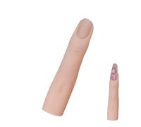 Doigts d'entraînement des doigts en silicone souple - Faux ongles - Joints flexibles pour accessoires de manucure - Modèle de doigts avec Jo