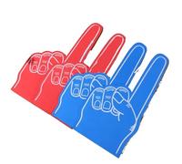 Doigts en Mousse de Grande Taille, 4 pièces, Mains antidérapantes, Design, Accessoire Joie, Ventilateur Sport, Fourniture fête for événements Sportifs pour Fête Sportive Support Équipe Football