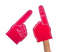 Doigts en mousse - Gants de typhus pour les doigts, main en mousse vide bricolage | Accessoires simples pom-pom girl doigt géant en mousse, gants de doigt de en mousse pour les fans de sport de