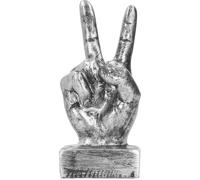 Doigts en résine Sculpture Statue créative Home Office Bureau Bibliothèque Ornement Décor Argent