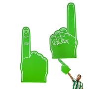 Doigts géants en mousse de 45,7 cm, nous sommes le numéro 1 des doigts en mousse, mains de pom-pom girl, doigts géants en mousse, pom-pom girl pour le sport, couleurs vives passionnantes à utiliser