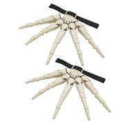 Doigts Longs - Doigts Articulés, Extensions Articulées D'Halloween, Squelette Des Mains Griffes | Accessoires De Cosplay, Accessoire De Déguisement Pour Femmes Et Hommes, Fête À Thème Maison Hantée, J