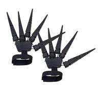 Doigts Longs, Extension des Doigts - Extension de Doigts de Griffes de Gants d'halloween 2 pièces - Doigts articulés d'halloween, Doigts de crâne, Main de Griffe d'os de Squelette pour Halloween